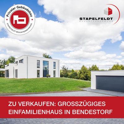 Zu verkaufen: Großzügiges Einfamilienhaus in Bendestorf | Stapelfeldt Bauunternehmung Geesthacht