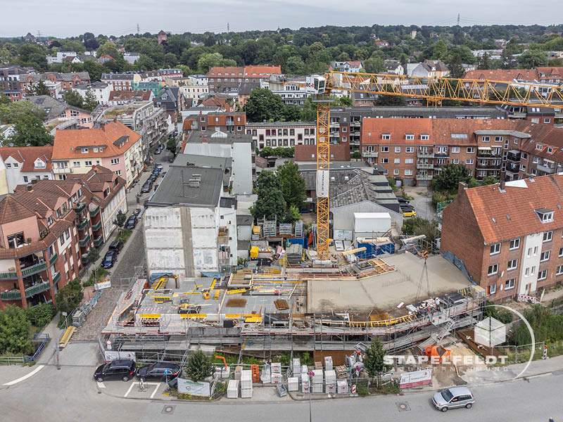 Bauunternehmen für privaten Wohnbau in Hamburg Bergedorf | Stapelfeldt Bauunternehmung Geesthacht | Neubau Mehrfamilienhaus Wohnungsbau Rohbau Baustelle Bauunternehmer